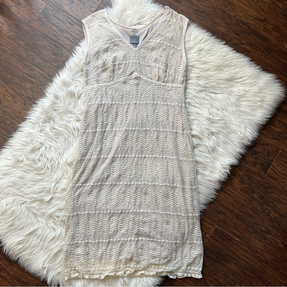 Rabbit Rabbit Rabbit Ivory Lace Sleeveless Midi Dress